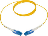 Tripp Lite N370-02M-T 2M Premium Duplex SMF Single Mode 8.3/125 Uniboot Micron Fiber Optic Patch Cable LC/LC, 6'