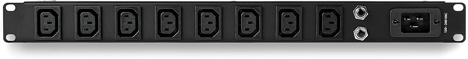 StarTech.com 1U 19 inch 8 Port Rack Mount PDU - IEC C13 Socket Rackmou ...