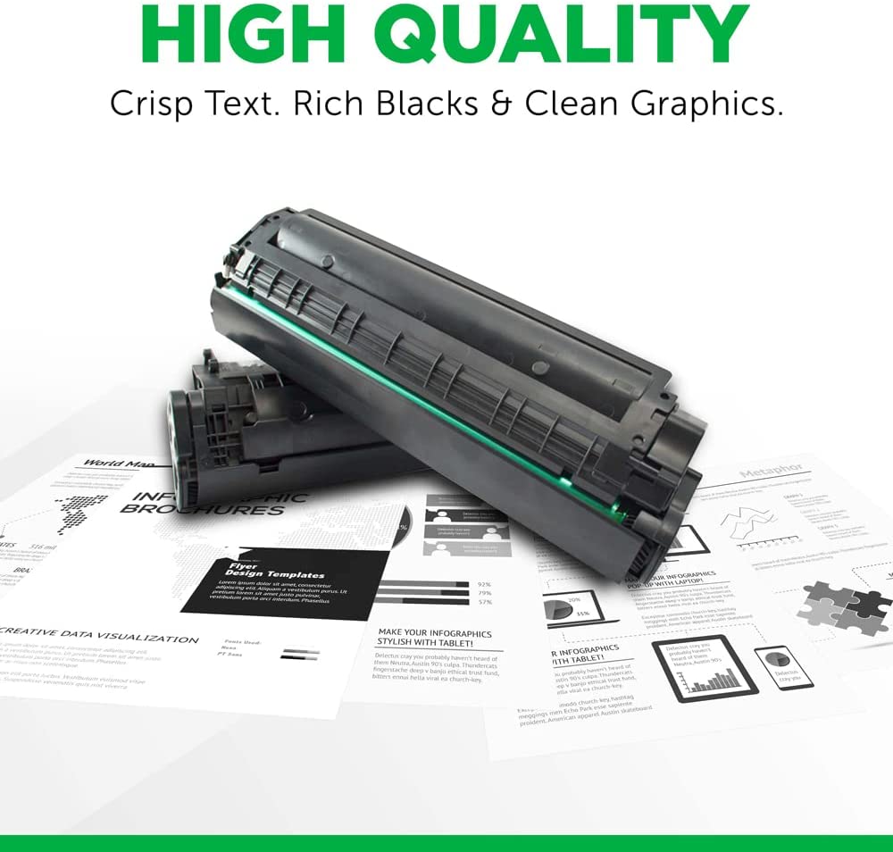 Clover imaging group Clover Remanufactured Toner Cartridge Replacement for HP Q2612A (HP 12A) | Black