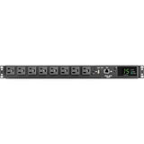 Tripp Lite Monitored PDU, Auto-Transfer Switch (ATS), Network Card WEBCARDLX, 15A, 120V, 1.44kW, Single-Phase - 8 Outlets (5-15R), Dual 5-15P 12ft Input Cords - 1U RM, 2 Year Warranty (PDUMNH15AT1) Network Card 15A, 120V