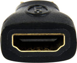 StarTech.com HDMI® to HDMI Mini Adapter - HDMI Female to Mini HDMI Male for camera to a High Definition TV or Monitor (HDACFM),Black 0.5" x 0.9" x 1.4" HDMI to Mini HDMI