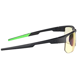Gunnar optiks GUNNAR - Gaming Glasses - Blocks 65% Blue Light - Torpedo-X Razer, Onyx, Amber Tint