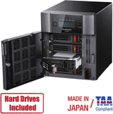 BUFFALO TeraStation 5420DN Desktop NAS 48TB (4x12TB) with HDD NAS Hard Drives Included 10GbE / 4 Bay/RAID/iSCSI/NAS/Storage Server/NAS Server/NAS Storage/Network Storage/File Server