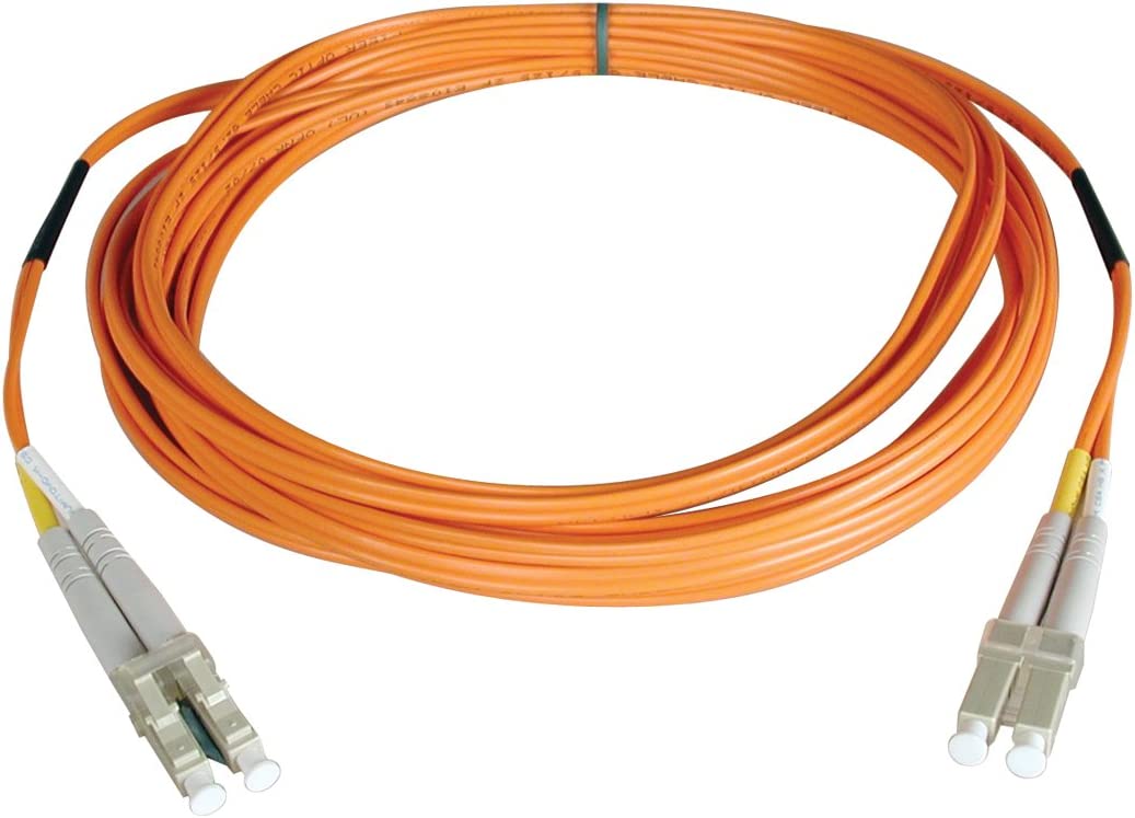 Tripp Lite Duplex Multimode 50/125 Fiber Patch Cable (LC/LC), 25M (82-ft.)(N520-25M) 25 meters