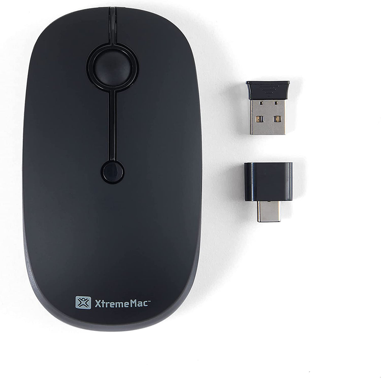 XtremeMac USB-C USB-A and Built-in Bluetooth® Wireless Multi Connection Mouse with Built-in Battery