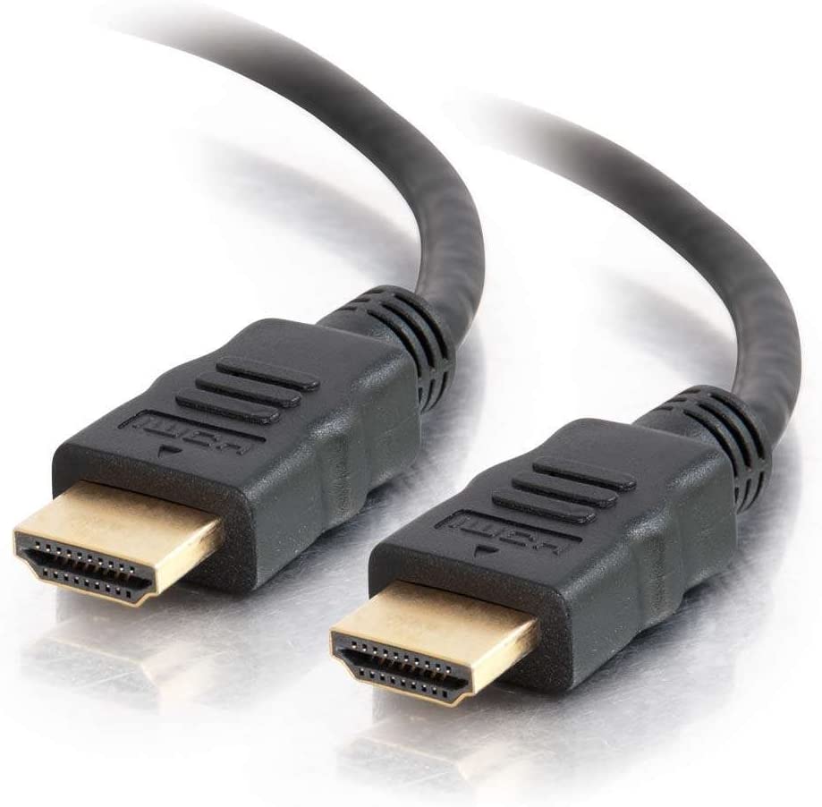 C2g/ cables to go C2G HDMI Cable, 4K, High Speed HDMI Cable, Ethernet, 60Hz, 1.6 Feet (0.5 Meters), Black, Cables to Go 42500