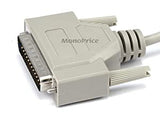 Monoprice DB25 Molded Cable - 50 Feet - White | Male to Male