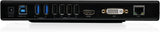 IOGEAR USB 3.0 9 in 1 Universal Docking Station - Dual Monitor with HDMI n DVI/VGA - 2 x USB 3.0 - 4 x USB 2.0 - Gigabit Ethernet - 3.5mm Audio Out - Laptop - Ultrabook -PCs - Mac - More - GUD300
