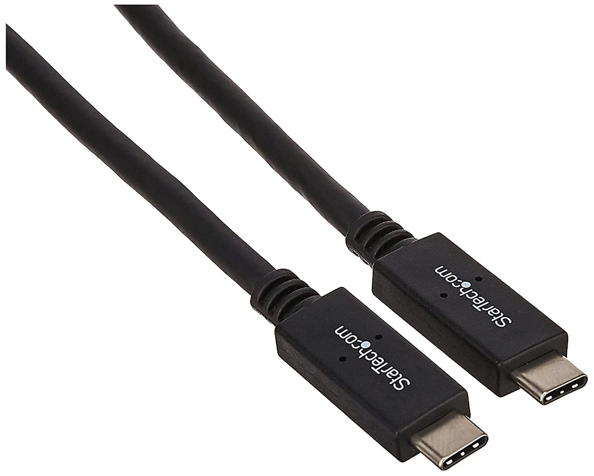 StarTech.com USB C to UCB C Cable - 0.5m - Short - M/M - USB 3.1 (10Gbps) - USB C Charging Cable - USB Type C Cable - USB-C to USB-C Cable (USB31CC50CM) USB 3.0 - C to C 50 cm / 20 in