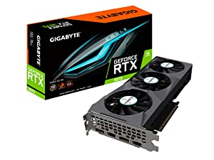Gigabyte GeForce RTX 3070 Eagle OC 8G (REV2.0) Graphics Card, 3X WINDFORCE Fans, LHR, 8GB 256-bit GDDR6, GV-N3070EAGLE OC-8GD Video Card