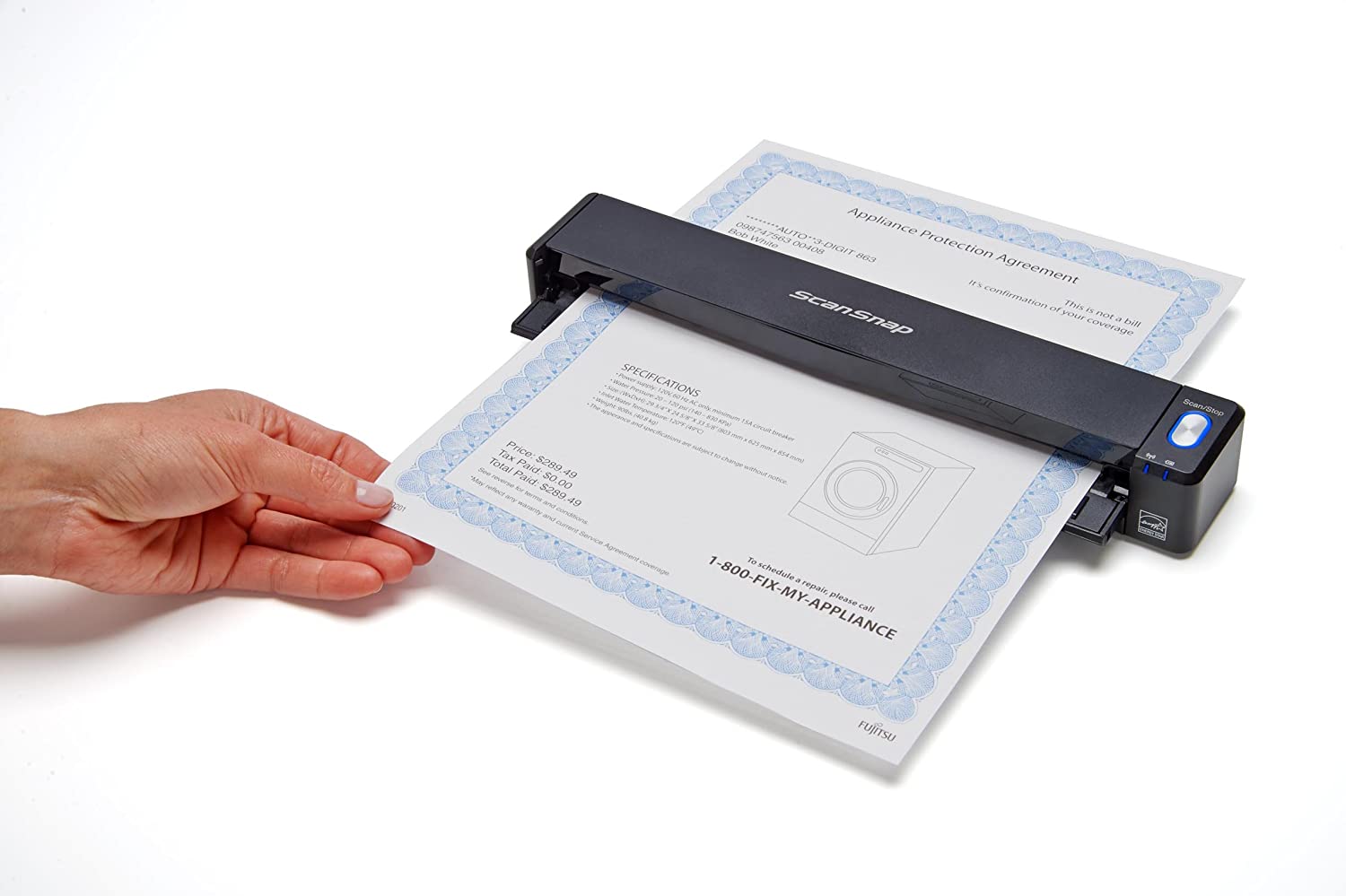 Fujitsu ScanSnap iX100 Wireless Mobile Portable Scanner for Fujitsu ScanSnap iX100 Wireless Mobile Portable Scanner for