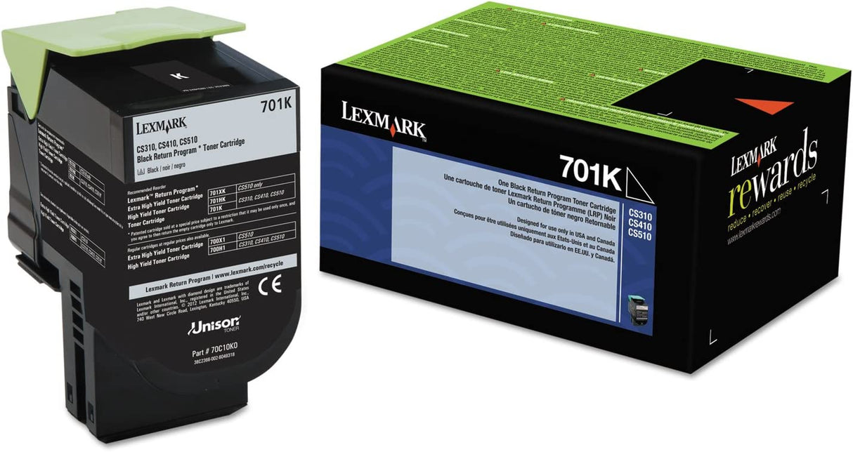 LEX70C10K0 - Lexmark Unison 701K Toner Cartridge