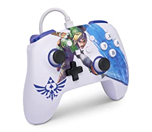 POWER A ENHANCED WIRED CONTROLLER + SLIM CASE FOR NINTENDO SWITCH MASTER SWORD - Nintendo Switch