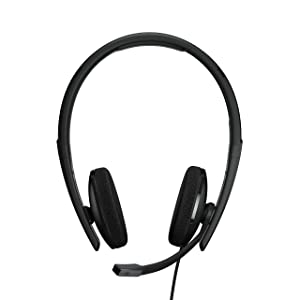 EPOS | Sennheiser Adapt 160 USB-C II (1000919) - Wired, Double-Sided, UC Optimized Headset with USB-C Connectivity - Superior Stereo Sound - Enhanced Comfort, Call Control - Black
