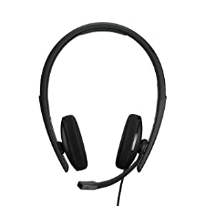 EPOS | Sennheiser Adapt 160T USB II (1000901) - Wired, Double-Sided Headset – USB Connectivity, MS Teams Certified, UC Optimized – Superior Stereo Sound - Enhanced Comfort - Call Control - Black