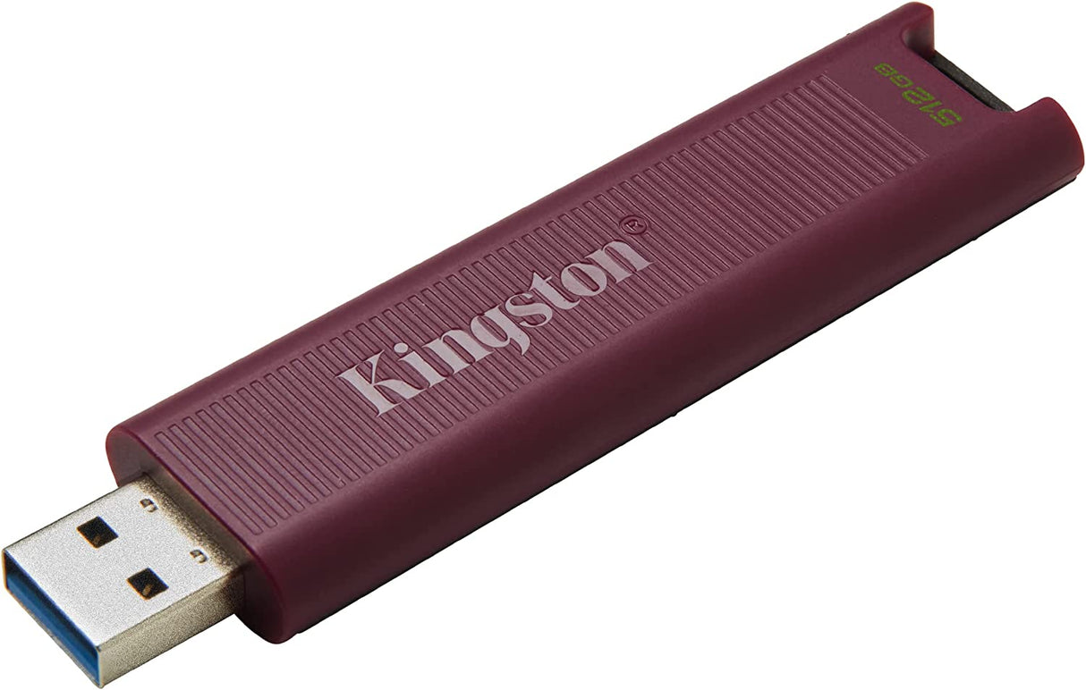 Kingston DataTraveler Max Type-A 512GB High Performance USB Flash Drive USB 3.2 Gen 2 Up to 1000 MB/s Sliding Cap Design DTMAXA/512GB