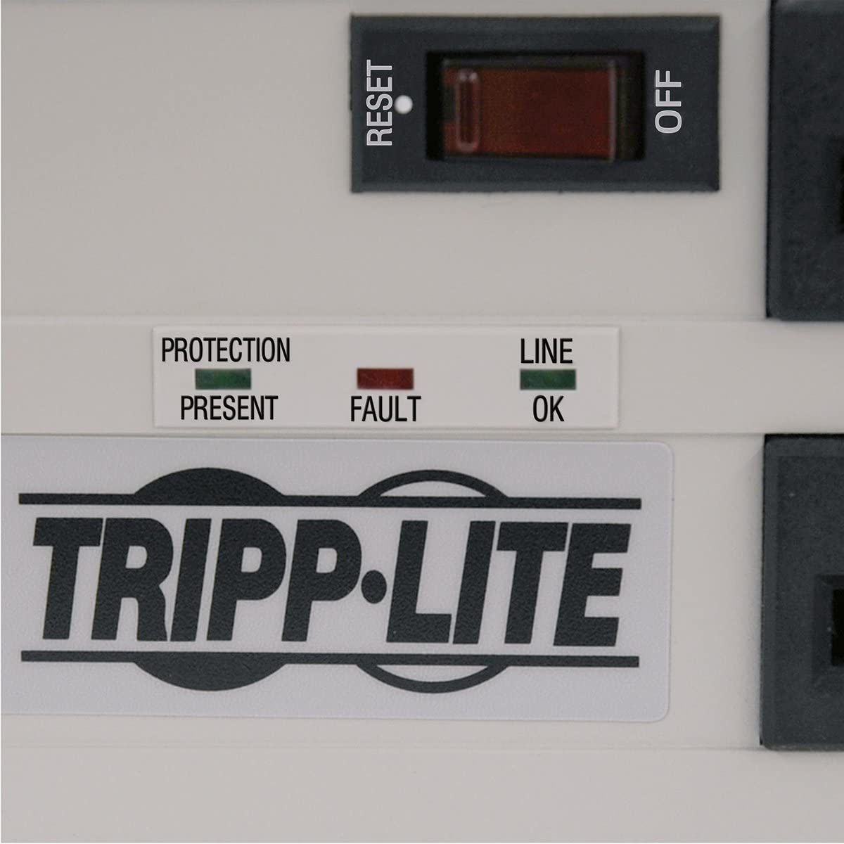 Tripp Lite Isobar Surge Protector Metal 6 Outlet 6-Feet Cord 3330 Joules, White (ISOBAR6ULTRA)