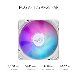 ASUS ROG RYUO III 240 ARGB White Edition All-in-one AIO Liquid CPU Cooler 240mm Radiator, Asetek 8th gen Pump Solution, Anime Matrix™ LED Display and ROG AF 12S ARGB Fan.