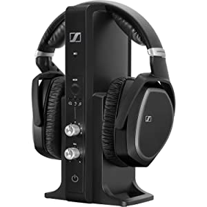 Sennheiser consumer audio Sennheiser RS 195 RF Wireless Headphone Systems for TV Listening with Selectable Hearing Boost Preset