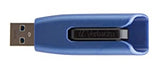 Verbatim Store 'n' Go V3 Max USB 3.0 Drive (49807), Black, Blue 64 GB