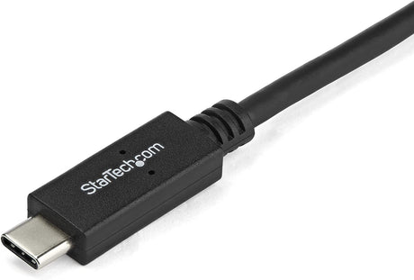 StarTech.com 3.3 ft / 1 m USB-C to DVI Cable - USB Type-C Video Adapter Cable - 1920 x 1200 - Black (CDP2DVIMM1MB) 3.3 feet