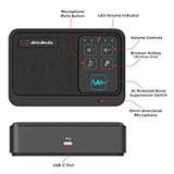 AVerMedia AS311 AI Speakerphone - AI-Powered Noise Suppression, Enhanced Voice Pickup, USB Plug and Play, Easy Setup, Conference Microphone and Speaker for Working from Home