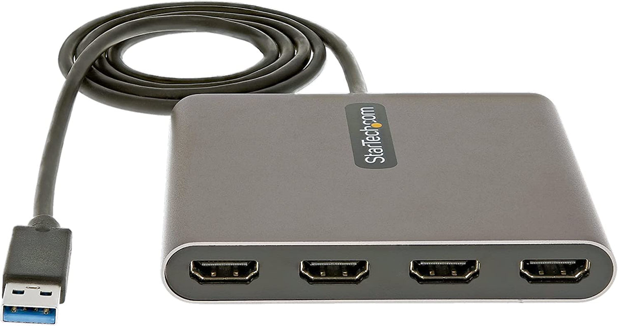 StarTech.com USB 3.0 to 4x HDMI Adapter - External Video & Graphic –