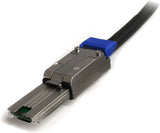 StarTech.com 1m External Mini SAS Cable - Serial Attached SCSI SFF-8088 to SFF-8088 - 2x SFF-8088 (M) - 1 meter, Black (ISAS88881) 3 ft / 1m