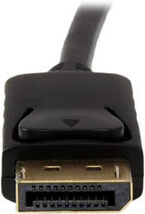 StarTech.com 15ft (4.6m) DisplayPort to VGA Cable - Active DisplayPort to VGA Adapter Cable - 1080p Video - DP to VGA Monitor Cable - DP 1.2 to VGA Converter - Latching DP Connector (DP2VGAMM15B) 15 ft / 4.6 m