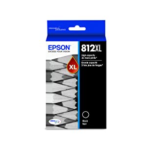 EPSON T812 DURABrite Ultra Ink High Capacity Black Cartridge (T812XL120-S) for select Epson WorkForce Pro Printers