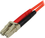 StarTech.com 2m Fiber Optic Cable - Multimode Duplex 62.5/125 - LSZH - LC/ST - OM1 - LC to ST Fiber Patch Cable (FIBLCST2) , Orange Orange 6.6 ft / 2 m LC to ST Multimode Duplex 62.5/125