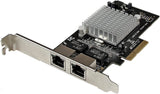 StarTech.com 2 Port PCIe Network Card - RJ45 Port - Intel i350 Chipset - Ethernet Server / Desktop Network Card - Dual Gigabit NIC Card (ST2000SPEXI)