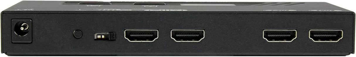 StarTech.com 2x2 HDMI Matrix Switch with Remote - 1080p Automatic &amp; Priority Switcher - Video Wall Auto Selector Splitter Box - Audio Out (VS222HDQ) HDMI 2x2