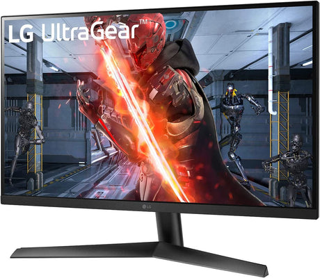 LG Ultragear 27GN60R-B 27 Inch Gaming Monitor with Full HD IPS 1ms (GtG) 144hz, HDR 10, Freesync Premium, NVIDIA G-SYNC Compatible, Black