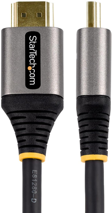 StarTech.com 16ft (5m) HDMI 2.1 Cable 8K - Certified Ultra High Speed HDMI Cable 48Gbps - 8K 60Hz/4K 120Hz HDR10+ eARC - Ultra HD 8K HDMI Cable - Monitor/TV/Display - Flexible TPE Jacket (HDMM21V5M)