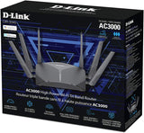 D-Link Smart AC1750 High-Power Gigabit Router With Voice Control w/Amazon Alexa Or Google Assistant, Enhanced Parental Controls, MU-MIMO Router, Dual Band AC 3000 Dual-Band