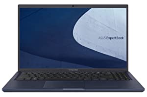 ASUS B1500CEAE-Q53P-CB ExpertBook B1 Business Laptop, 15.6” FHD, Intel Core i5-1135G7, 8GB RAM, 256GB SSD, Military Grade Durable, Webcam Privacy Shield, Win 10 Pro, Star Black, Bilingual KB Bilingual i5-1135G7