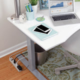 Tripp Lite Surge Protector Power Strip 120V 6 Outlet 8' Cord 990 Joule Flat Plug Gray