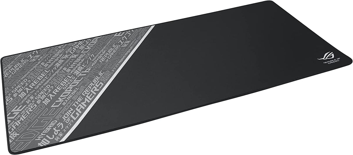 ASUS ROG Sheath Black Mouse Pad | Extra-Large Gaming Surface Mouse Pad | Pixel Precise Tracking | Anti-Fray Stitched Edges and Non-Slip Rubber Base (35.4 x 17.3 inches) Sheath Black Edition