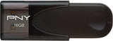 PNY - Attaché 4 16GB USB 2.0 Flash Drive - Black