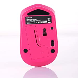Blackweb 6-Button Wireless Mouse - Bright Pink