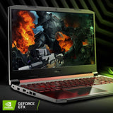 Newest ACER Nitro 5 15.6" IPS FHD Gaming Laptop, Intel Quad Core i5-9300H, 20GB RAM, 256GB PCIe SSD Boot + 2TB HDD, NVIDIA GeForce GTX 1650, Backlit Keyboard, Windows 10 + Woov Laptop Sleeve Bundle