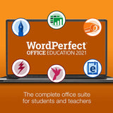 Corel WordPerfect Office Education 2021 | Office Suite of Word Processor, Spreadsheets &amp; Presentation Software [PC Disc]