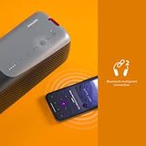Philips S7807 Outdoors Wireless Bluetooth Speaker with Stereo Pairing and Bluetooth Multipoint Connection, IP67 Waterproof, Gray Outdoors - Large