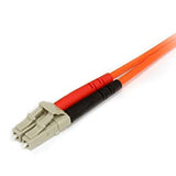 StarTech.com 5m Fiber Optic Cable - Multimode Duplex 62.5/125 - LSZH - LC/SC - OM1 - LC to SC Fiber Patch Cable (FIBLCSC5) Orange 16 ft / 5 m LC to SC Multimode Duplex 62.5/125