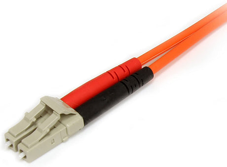 StarTech.com 3m Fiber Optic Cable - Multimode Duplex 62.5/125 - LSZH - LC/SC - OM1 - LC to SC Fiber Patch Cable (FIBLCSC3) Orange 9.9 ft / 3 m LC to SC Multimode Duplex 62.5/125