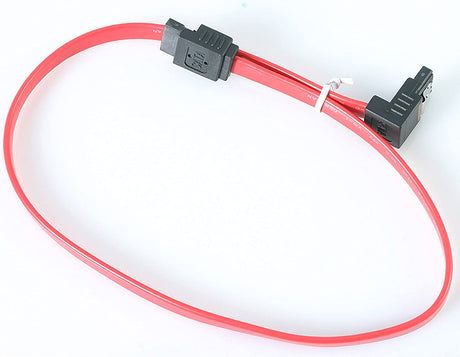 StarTech.com 18in Latching SATA to Right Angle SATA Serial ATA Cable - Right Angle SATA Cable - SATA 6Gbps - 18 inch (LSATA18RA1) 18 inch Right Angle - Latching - Standard