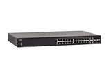 Cisco SF250-24P Smart Switch, 24 Fast Ethernet Ports, 185W PoE, 4 Gigabit Ethernet (GbE) Ports, Limited Lifetime Protection (SF250-24P-K9-NA)