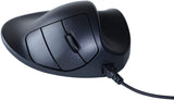 Hippus Handshoemouse the only mouse that fits like a glove Hippus S2WB-LC Wired Light Click Handshoe Mouse (Right Hand, Small, Black)