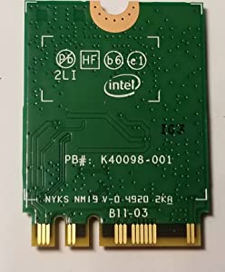 Intel AX200 IEEE 802.11ax Bluetooth 5.0 - Wi-Fi/Bluetooth Combo Adapter for Notebook - M.2-2.40 Gbit/s - 2.40 GHz ISM - 5 GHz UNII - Internal